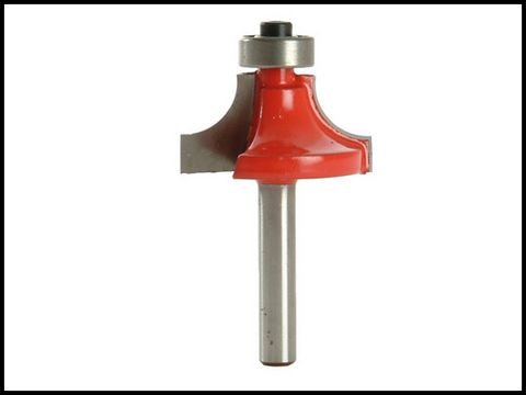Faithfull Router Bit TCT 9.5mm Rounding Over 1/4in Shank