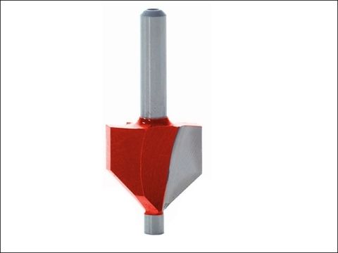 Faithfull Router Bit TCT 45?? Chamfer 1/4in Shank