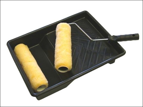 Faithfull Roller Kit 230mm 9in Tray Frame & 2 Refills