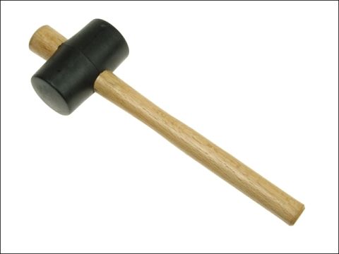 Faithfull Rubber Mallet - Black 1.1kg (39oz)