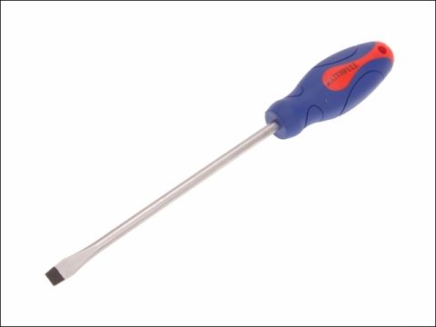 Faithfull Slotted Flared Soft Grip Screwdriver 200mm x 10mm