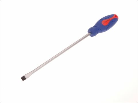 Faithfull Slotted Flared Soft Grip Screwdriver 250mm x 10mm