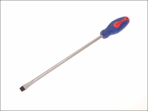 Faithfull Slotted Flared Soft Grip Screwdriver 300mm x 12mm