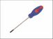 Faithfull Slotted Parallel Soft Grip Screwdriver 100mm x 4mm