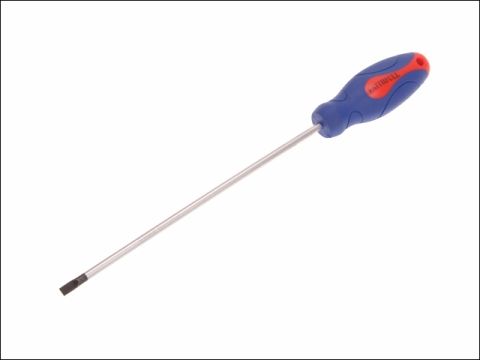 Faithfull Slotted Parallel Soft Grip Screwdriver 250mm x 6.5mm