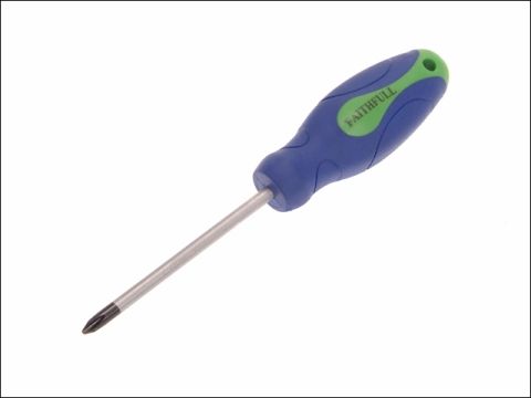 Faithfull Phillips Soft Grip Screwdriver 2Ph x 100mm