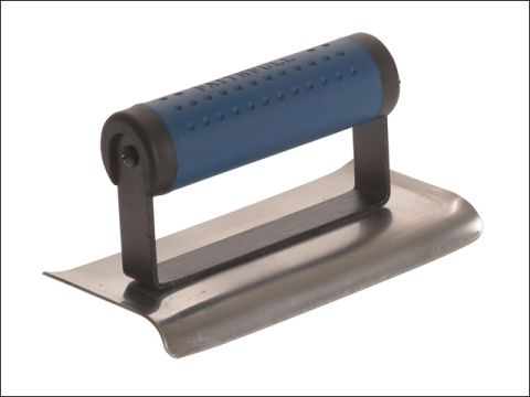 Faithfull Edging Trowel 6in x 3in Soft Grip Handle