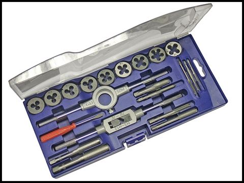 Faithfull Metric Tap & Die Set - Carbon Steel (21 Piece)