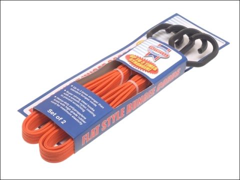 Faithfull Flat Bungee Cord 76cm (30in) Orange