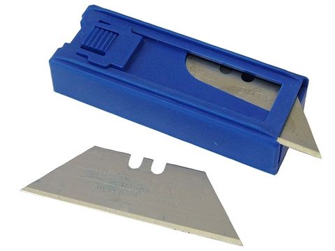 Faithfull Heavy-Duty Trimming Knife Blades  (Dispenser 10)