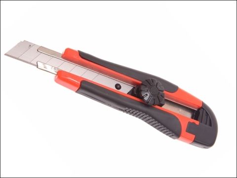Faithfull Trimming Knife - Retractable Snap Off 18mm