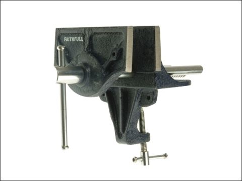 Faithfull Home Woodwork Vice 150mm (6in) - with Integrated Clam