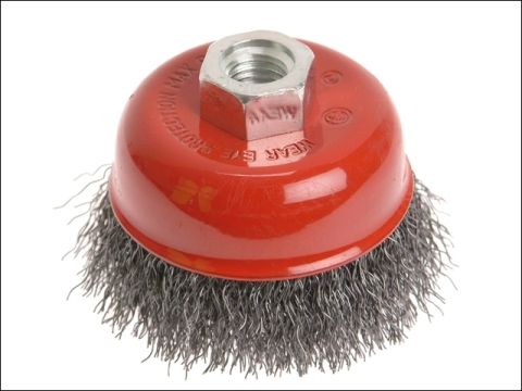 Faithfull Wire Cup Brush 75 x M14 x 2 0.30mm