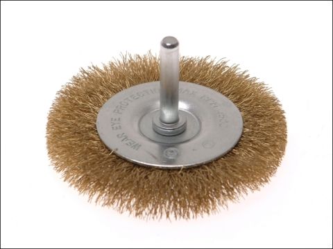 Faithfull Wire Brush 75 x 0.20 x 6mm Shank