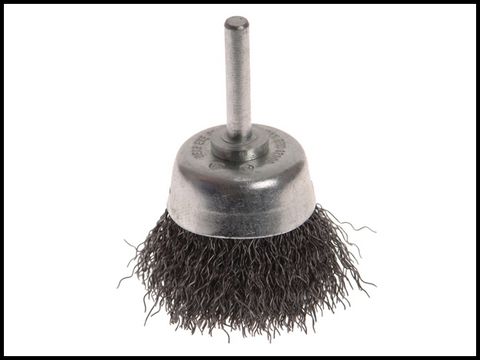 Faithfull Wire Brush Shaft Mounted 50 x 20mm 0.30mm