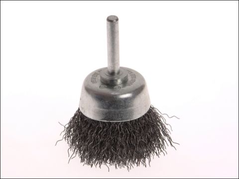 Faithfull Wire Brush Shaft Mountetd 70 x 25mm 0.30mm