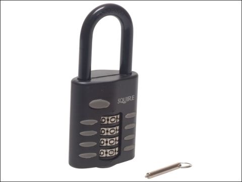 Henry Squire CP50/1.5 38mm Long Shackle Combination Padlock 50mm