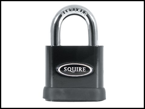 Henry Squire SS50P5 P5 50mm Solid Steel & Brass Padlock Tumbler Padlock Open Shackle