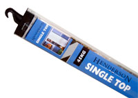 Henderson ST15 Single Top Sliding Door Track Kit (Sliding Wardrobe Track) for opening up to 750mm