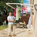 Hills Single Wall Mounted Folding Frame Washing Line