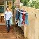 Hills Compact Wall Mounted Folding Frame Washing Line