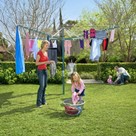 Hills Rotary 8 Washing Line - Cottage Green