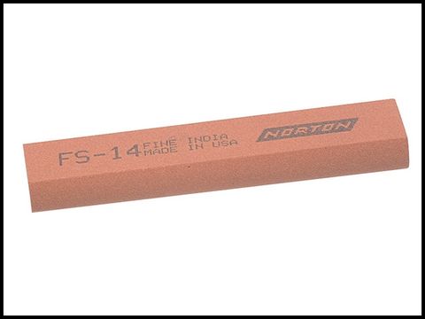 India MS24 Round Edge Slipstone 115mm x 45mm x 6mm x 1.5mm - Medium