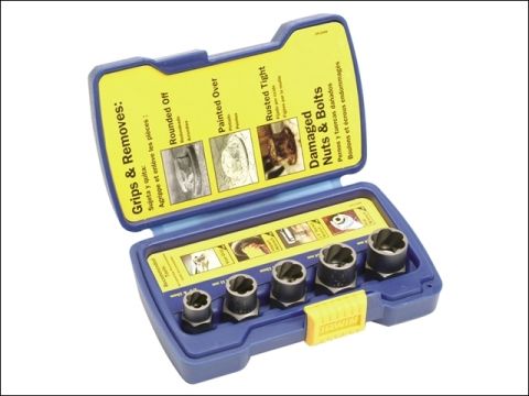 Irwin Bolt Grip Fastener Remover 5 Piece Base Set