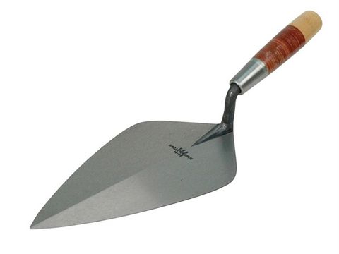 Marshalltown 34L 11in Wide London Pattern Brick Trowel Leather Handle