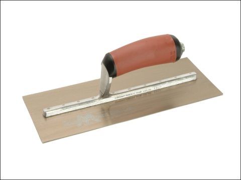 Marshalltown MPB1GSD Pre-Worn Plasterers Trowel Gold Stainless Steel 11 x 4.1/2in
