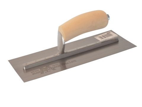 Marshalltown MXS4 Finishing Trowel - Wooden Handle 11.1/2 x 4.3/4in