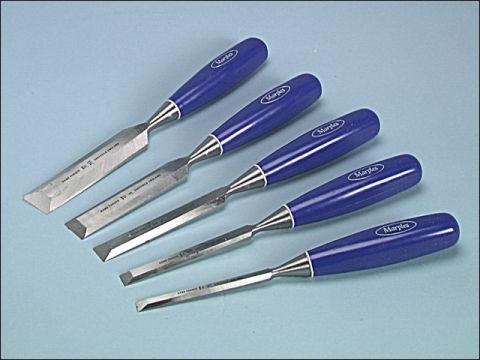 Marples Irwin M444 Blue Chip Bevel Edge Chisel - Set of 5