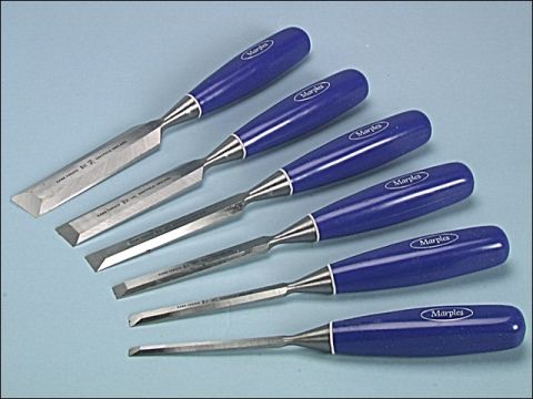 Marples Irwin M444 Blue Chip Bevel Edge Chisel - Set of 6