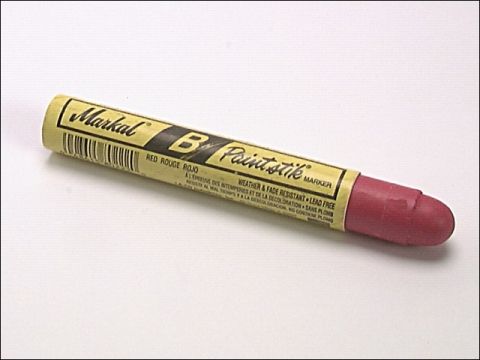 Markal Paintstick Cold Surface Marker Red