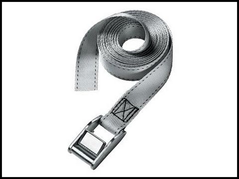 MasterLock Lashing Straps with Metal Buckle 2.5m (Pack of 2) Coloured