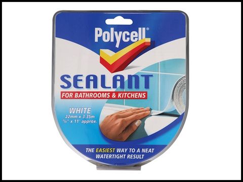 Polycell Sealant Strip Bathroom / Kitchen 22mm White