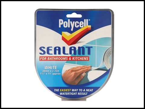 Polycell Sealant Strip Bathroom / Kitchen 41mm White
