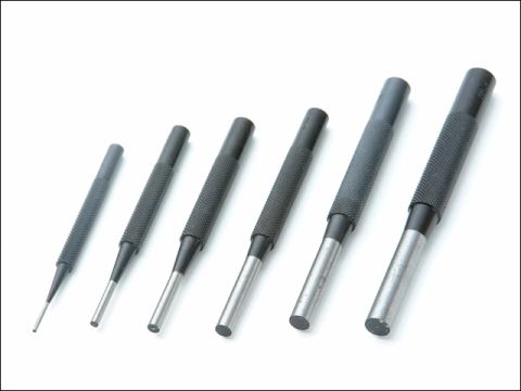 Priory 135-S6 Parrallel Pin Punches in Wallet Set 6