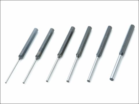 Priory 145-S6 Long Series Pin Punch Set 6