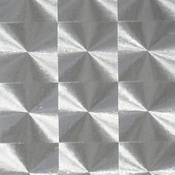 450mm x 15m Squares Metallic Effect Patifix Self Adhesive Film / Sticky Back Plastic