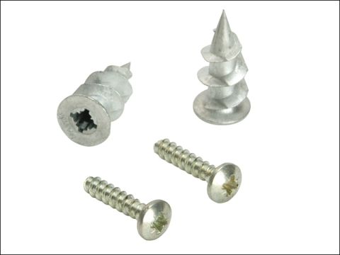 Rawlplug Metal Selfdrill Plasterboard Fixing Pack of 6