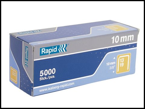 Rapid 13/14 14mm Galvanised 5m Staples Box of 5000