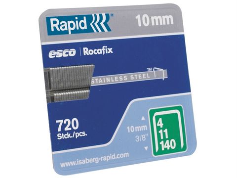 Rapid 140/6 6mm Galvanised Staples Box of 2000