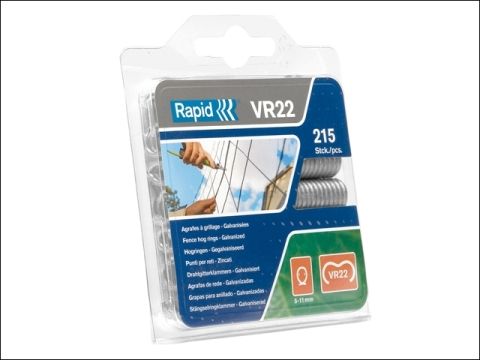 Rapid VR22 Fence Hog Rings Pack 215 Galvanised