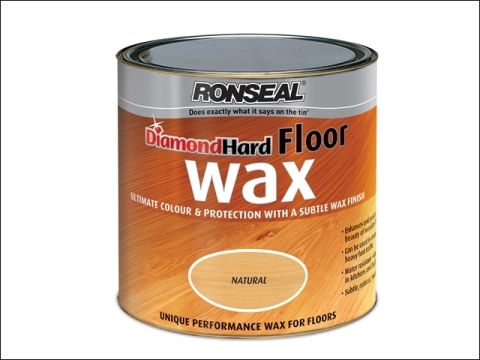 Ronseal Diamond Hard Floor Wax Natural 2.5 Litre