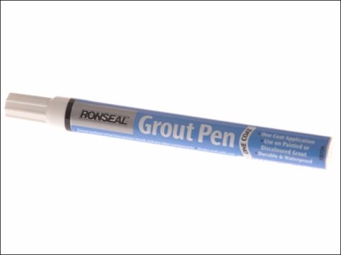 Ronseal One Coat Grout Pen Brilliant White 7 ml
