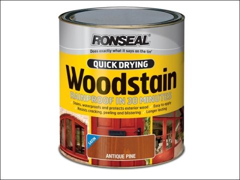 Ronseal Woodstain Quick Dry Satin Antique Pine 750 ml