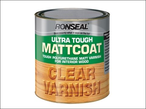 Ronseal Ultra Tough Internal Clear Mattcoat Varnish 750 ml