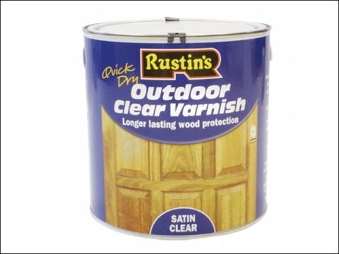 Rustins Exterior Varnish Satin 2.5 Litre