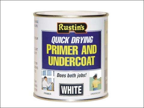 Rustins Quick Dry Primer & Undercoat White 500 ml